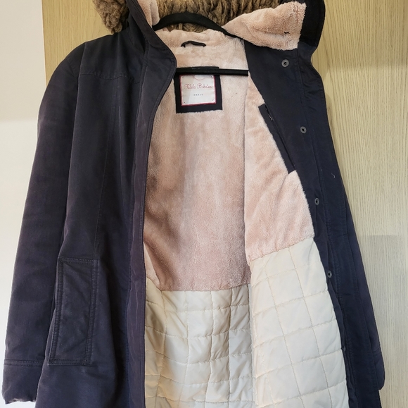 Aritzia Babaton Black Winter Coat sz Small - Picture 3 of 7